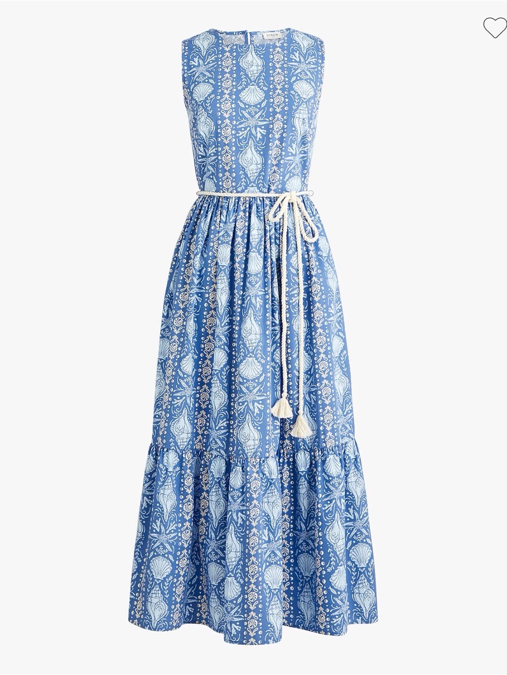 J. Crew shell print NWT dress